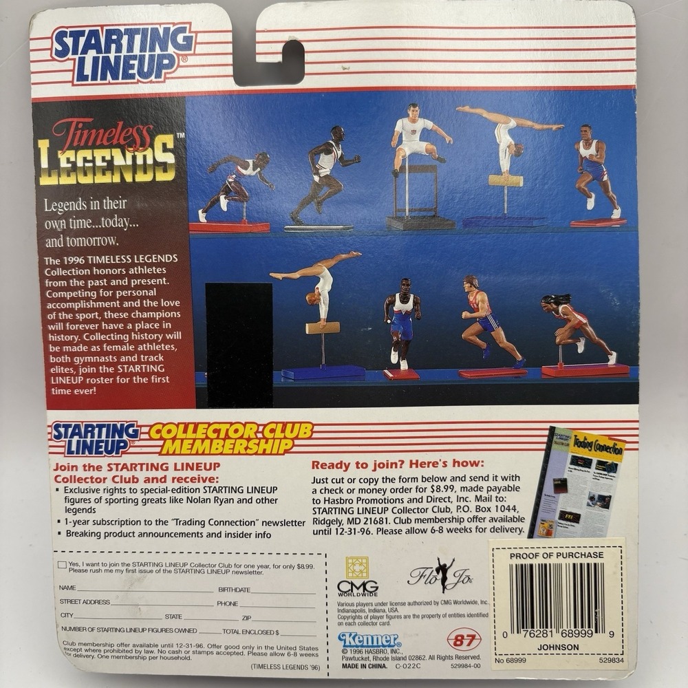 Michael Johnson Timeless Legends 96 Atlanta Olympics STARTING LINEUP Kenner - Picture 3 of 5